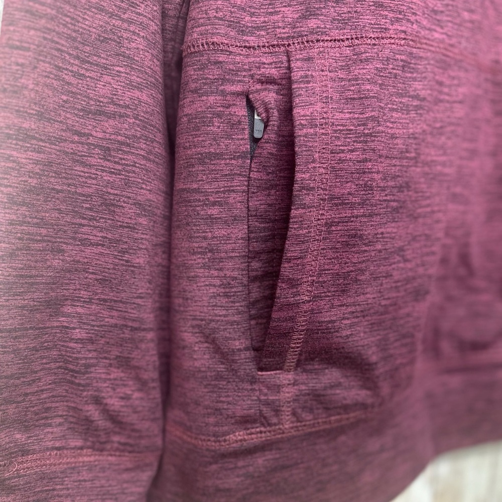 01. Algo Performance Heathered Cranberry Hoodie [… - image 5